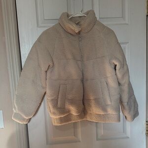 art class Kids Sherpa Puffer Jacket - Cream